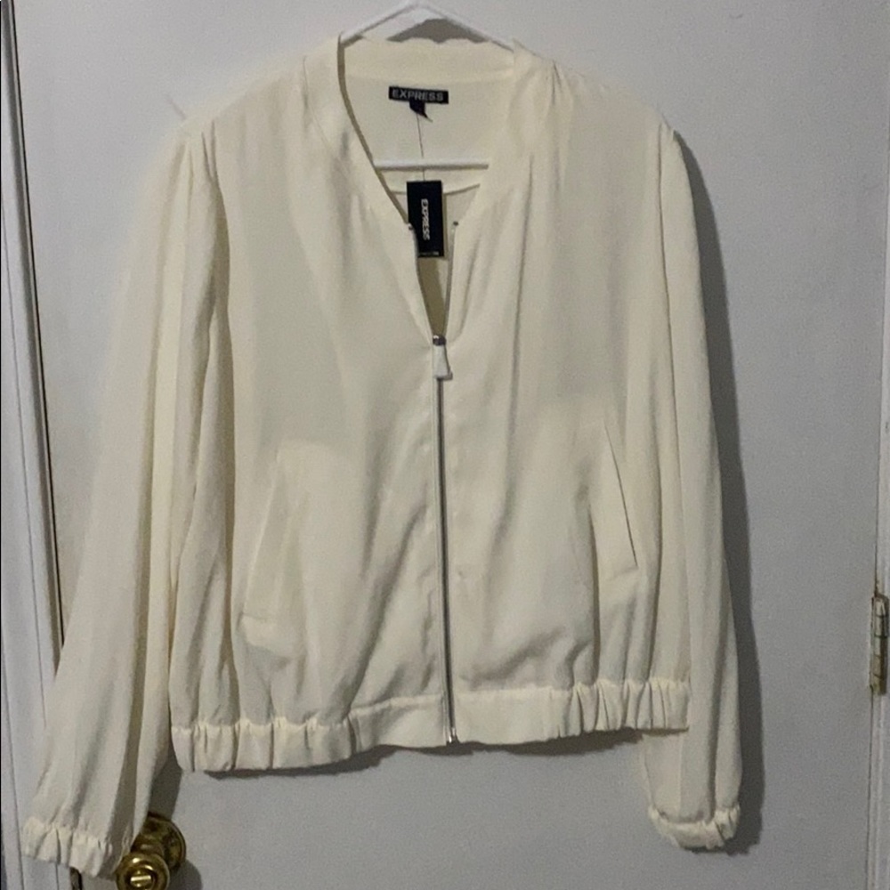 Bomber jacket (OFF WHITE color)